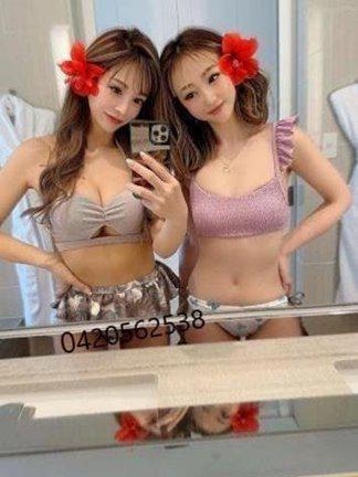 👅WAITING FOR YOU💦💦Doubel Twins Japanese Girl Muji & Gucci Party Party Party